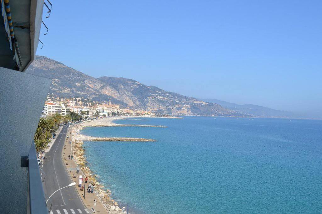 Menton Front Bord De Mer Cote D'Azur Florentina Sea View French Riviera Proche Monaco Montecarlo Superb Studio Экстерьер фото